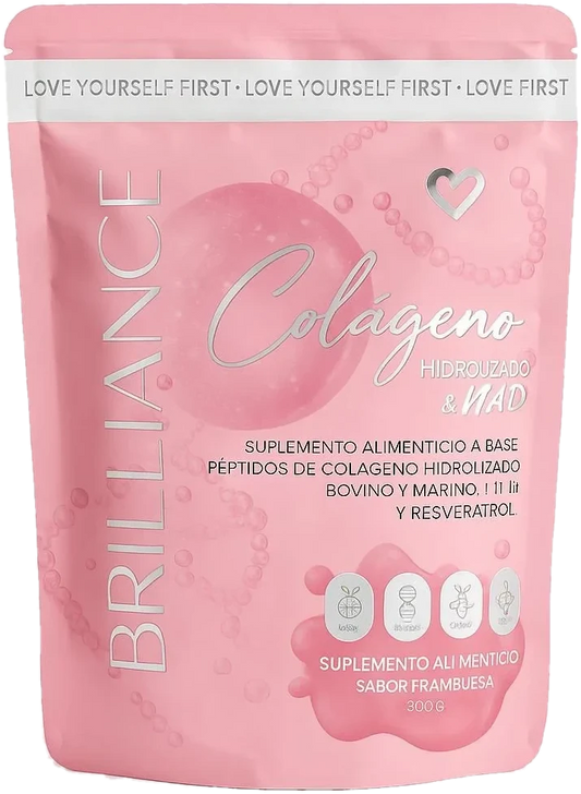 Colágeno Hidrolizado & NAD Brilliance sabor frambuesa 300 g